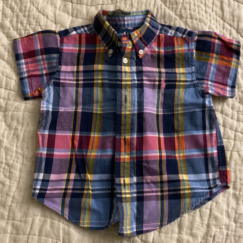 Boys Ralph Lauren Polo short sleeve button down